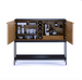 Corridor 5621SV Bar Cabinet | Charcoal Stained Ash