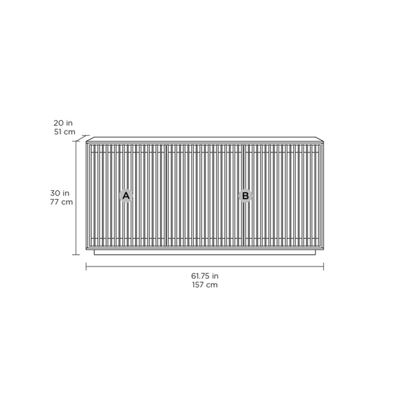 Profile 8477 Tall Entertainment Cabinet – BDIaustralia
