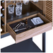 Corridor 5621SV Bar Cabinet | Charcoal Stained Ash